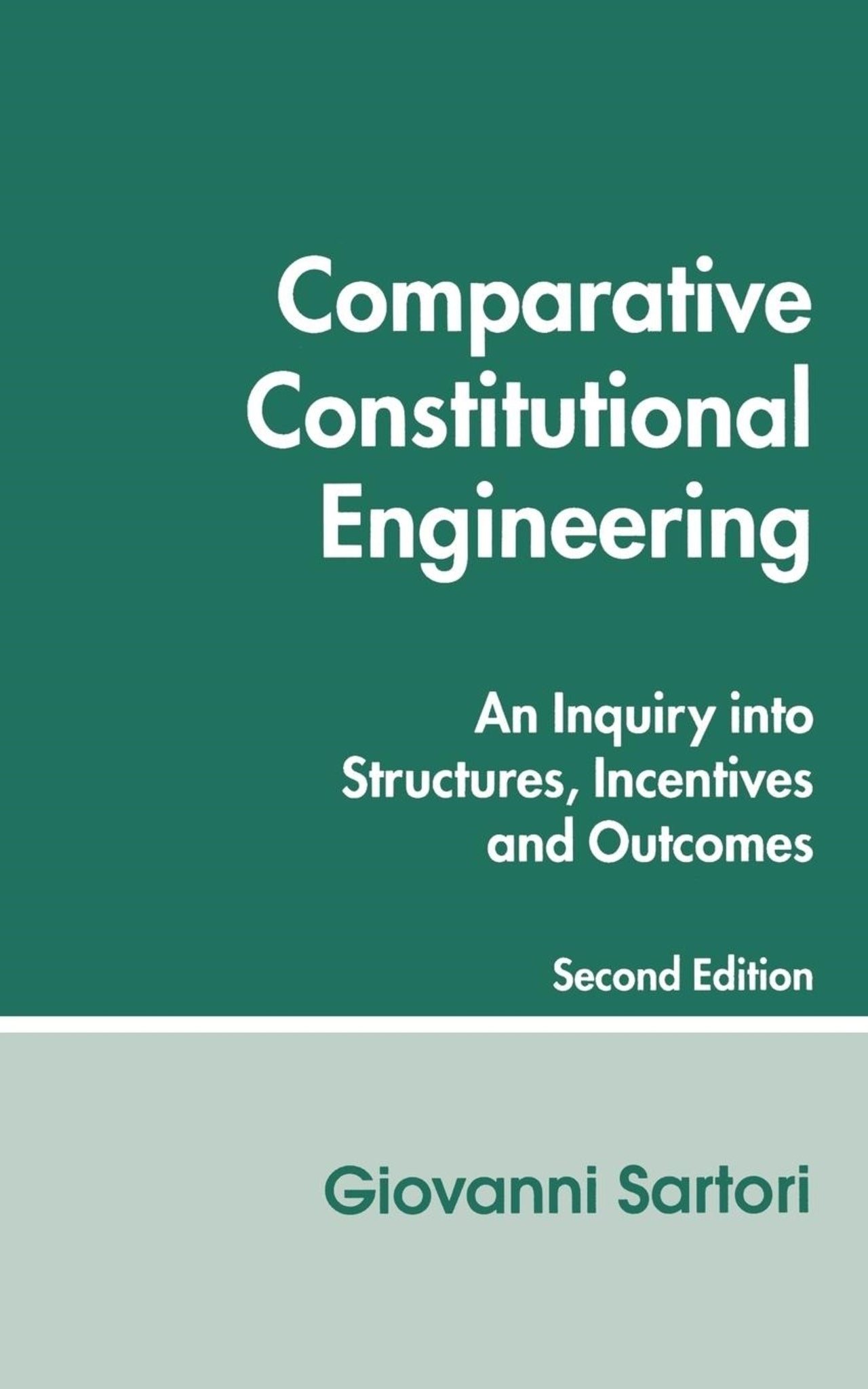 Cover image for Comparative Constitutional Engineering (Second Edition) ISBN 9780814780633