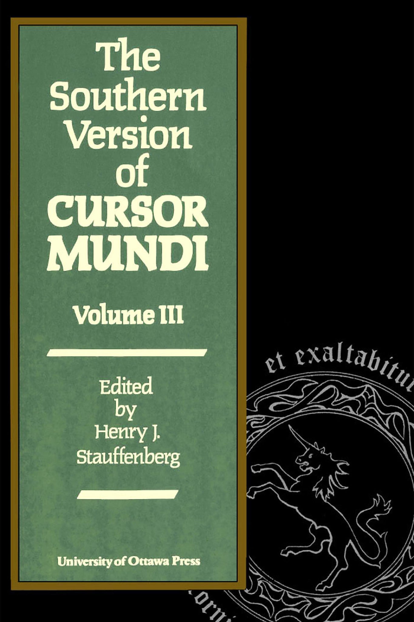 The Southern Version of Cursor Mundi, Vol. III