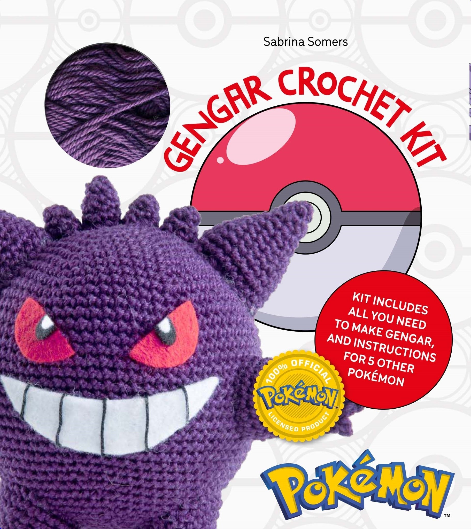 Cover image for Pokémon Crochet Gengar Kit ISBN 9781446317907