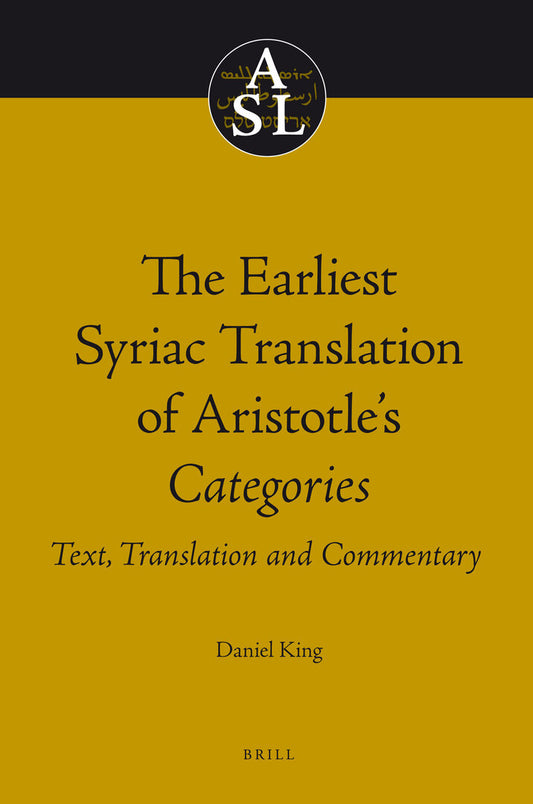 The Earliest Syriac Translation of Aristotle's Categories