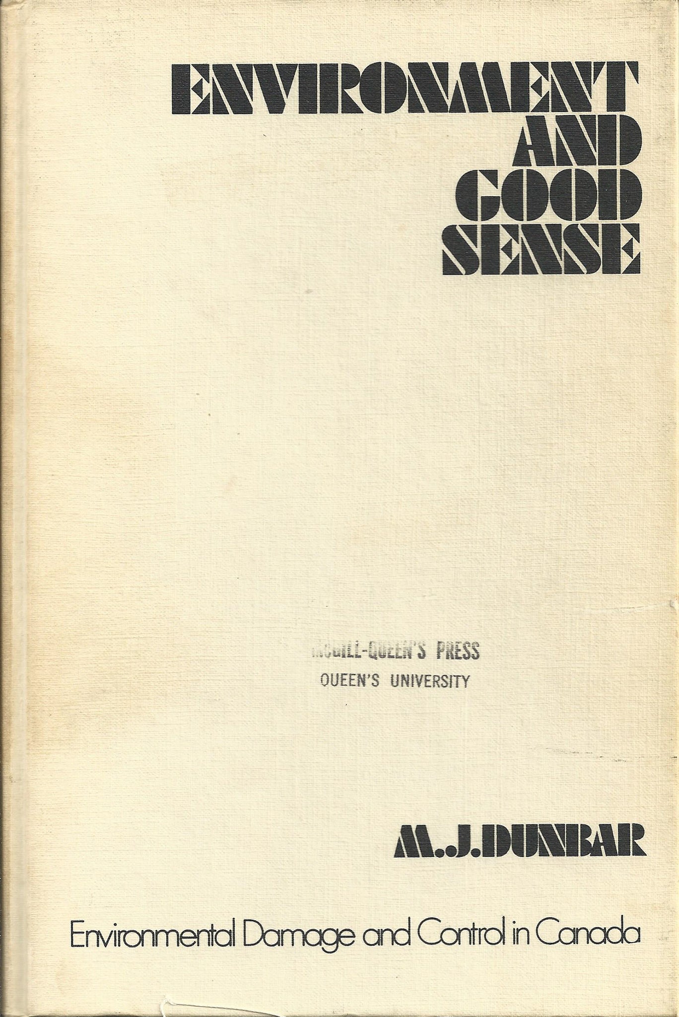 Environment and Good Sense