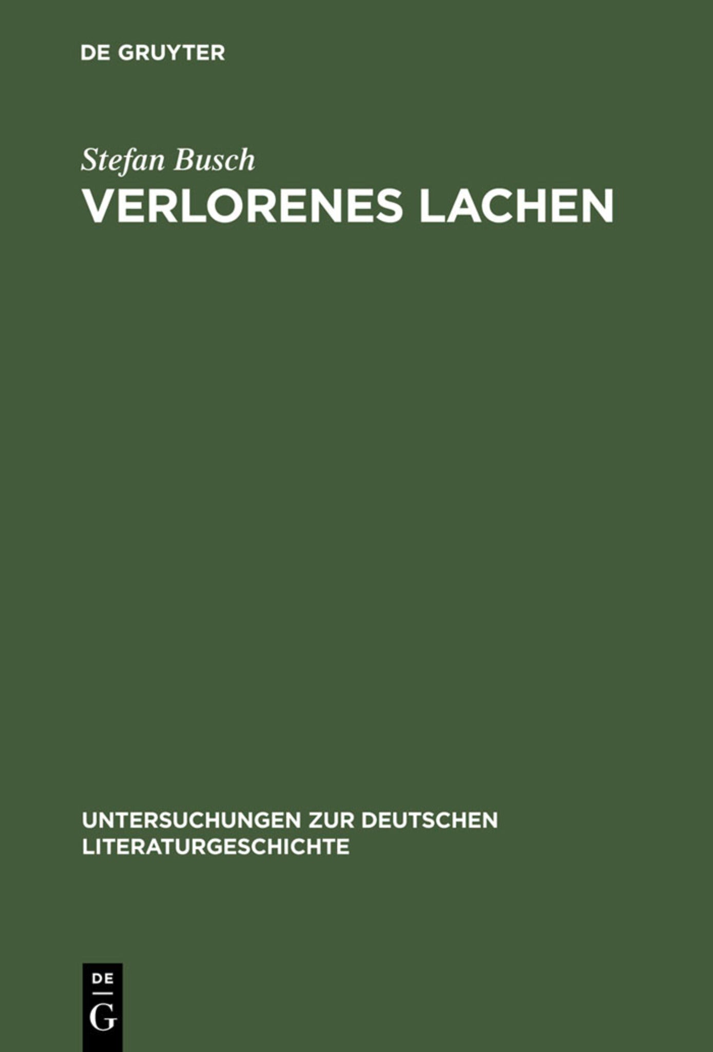 Verlorenes Lachen