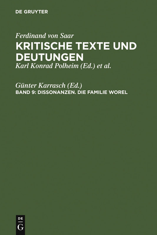Dissonanzen. Die Familie Worel