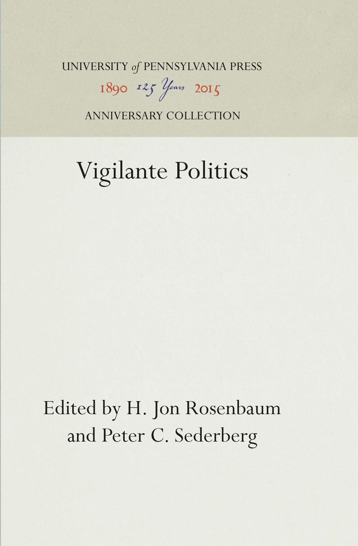 Vigilante Politics