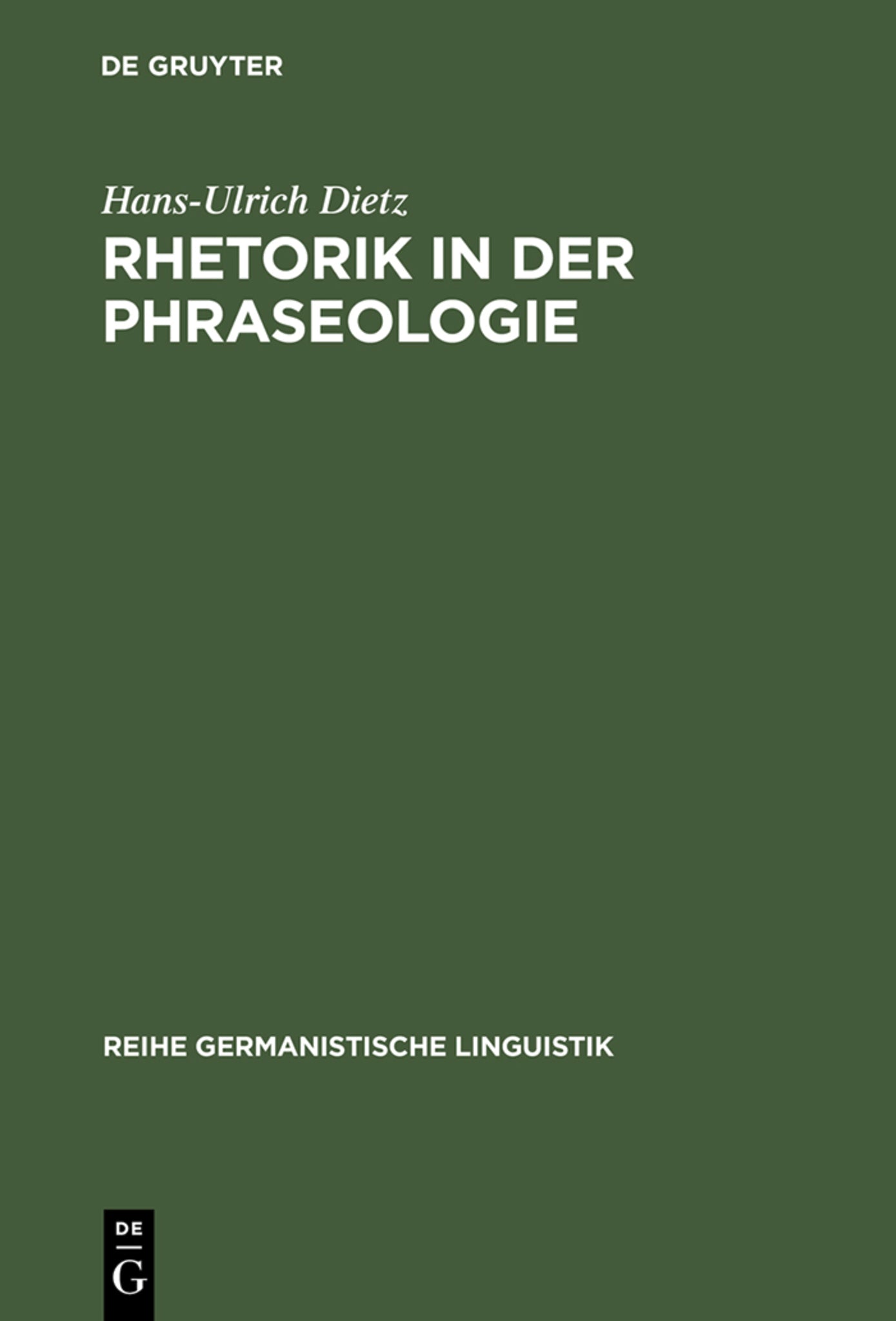 Rhetorik in der Phraseologie