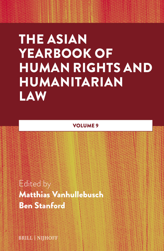 The Asian Yearbook of Human Rights and Humanitarian Law