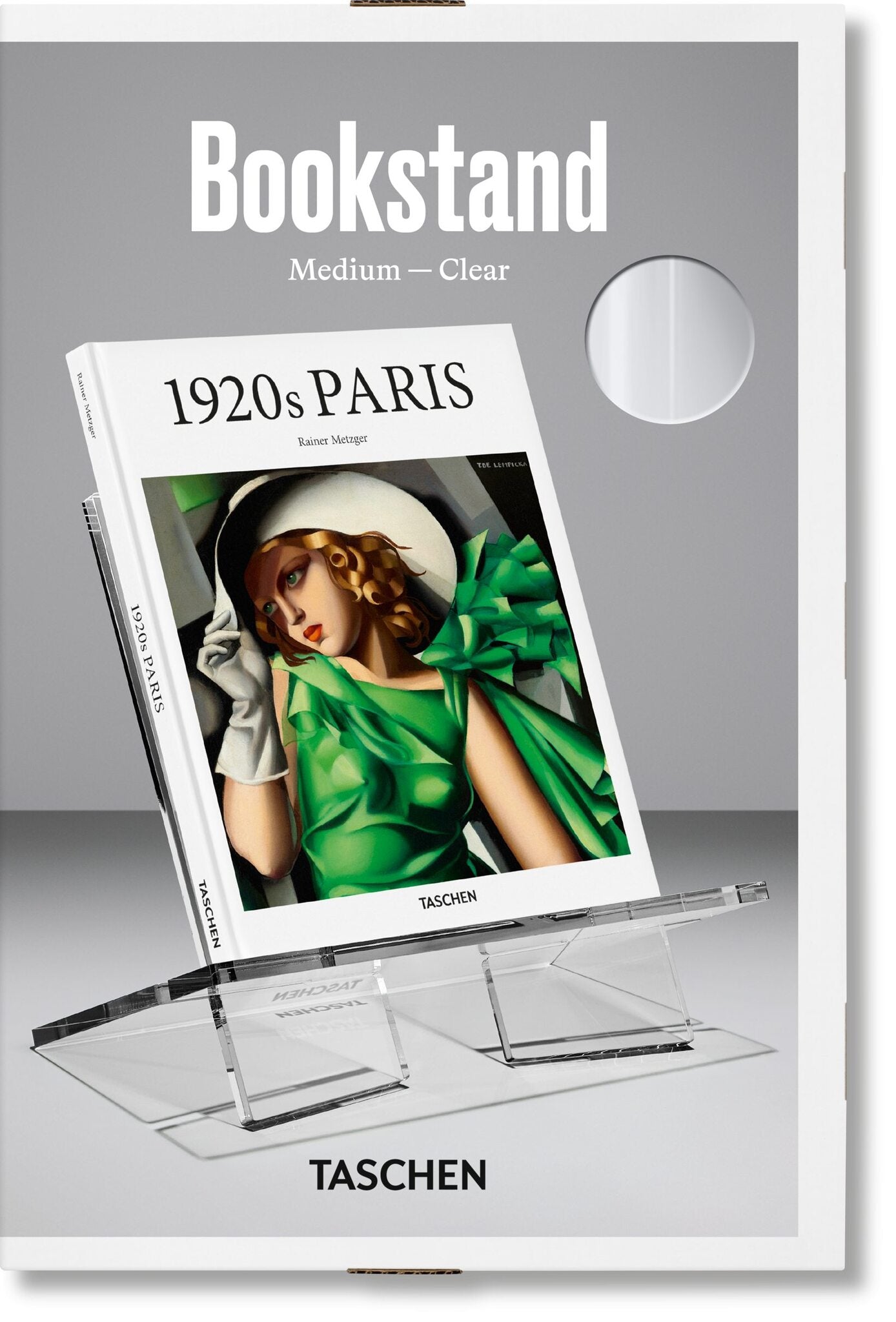 Bookstand. Medium. Clear