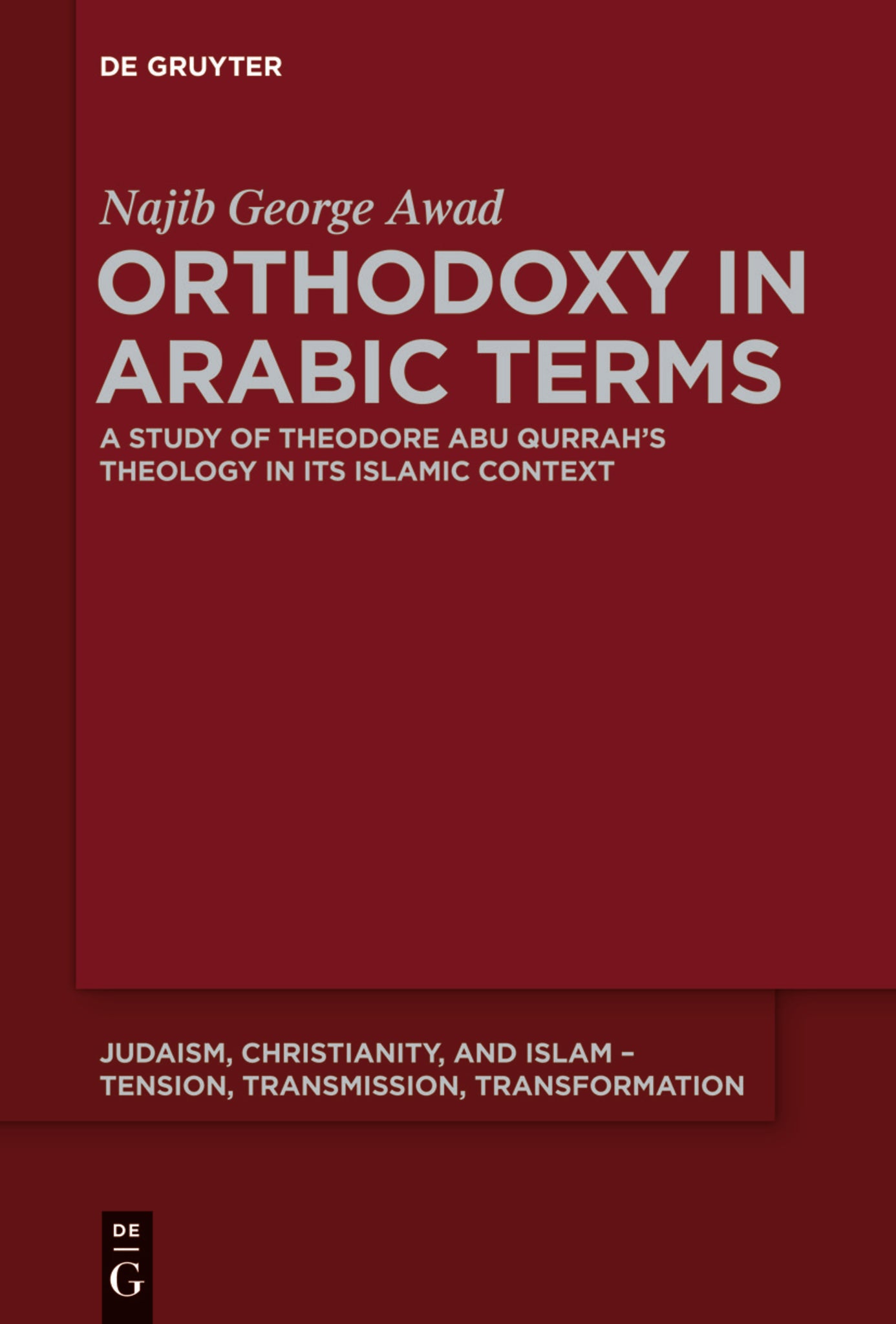 Orthodoxy in Arabic Terms