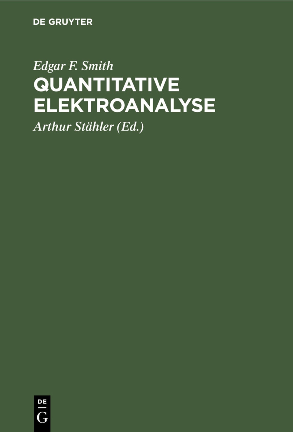 Quantitative Elektroanalyse