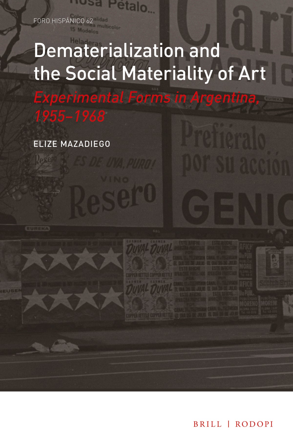 Cover image for Dematerialization and the Social Materiality of Art ISBN 9789004457737