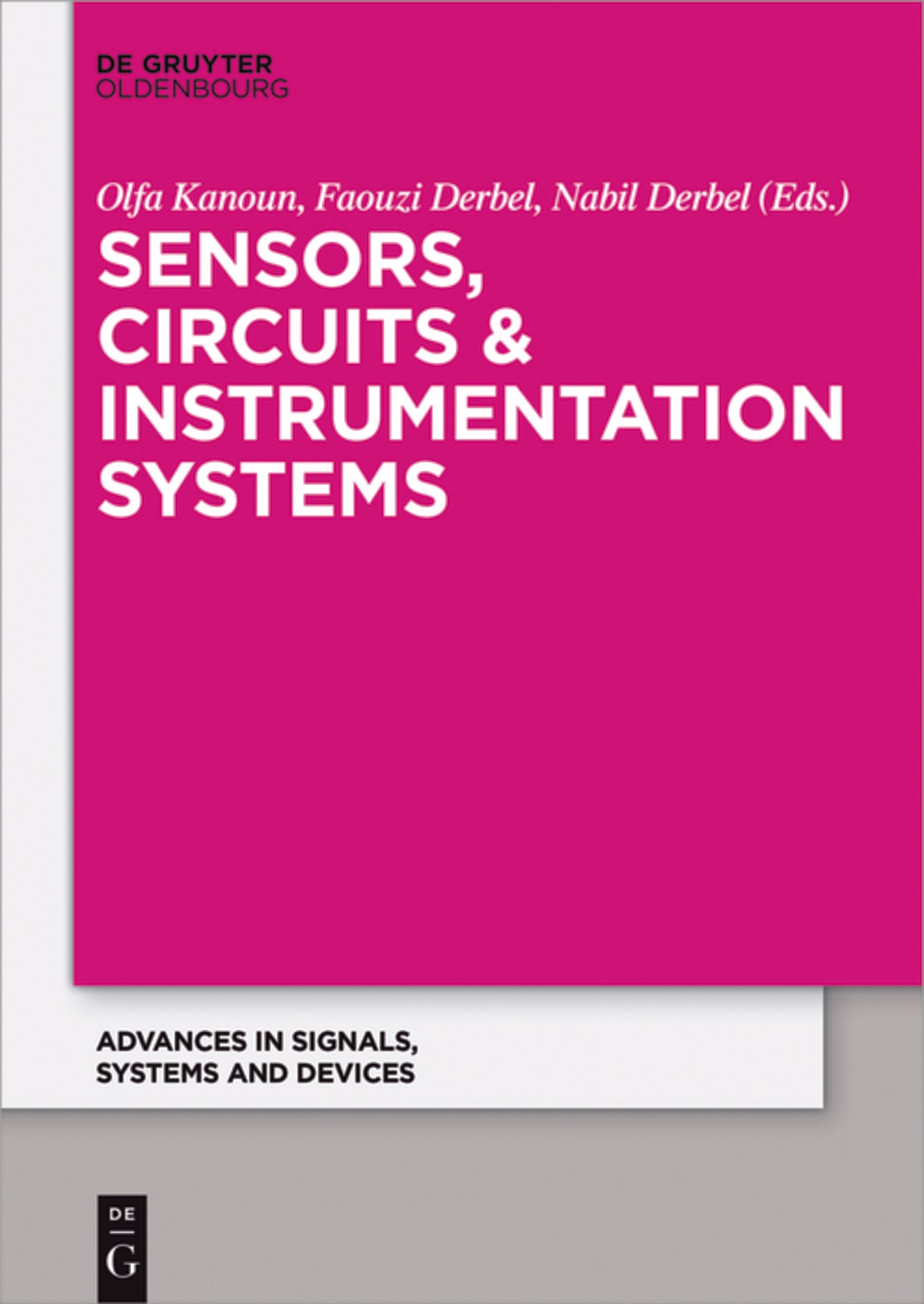 Cover image for Sensors, Circuits & Instrumentation Systems ISBN 9783110468199