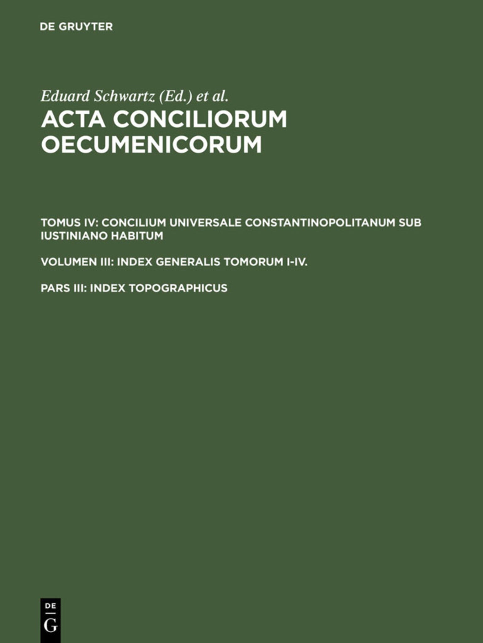 Index topographicus