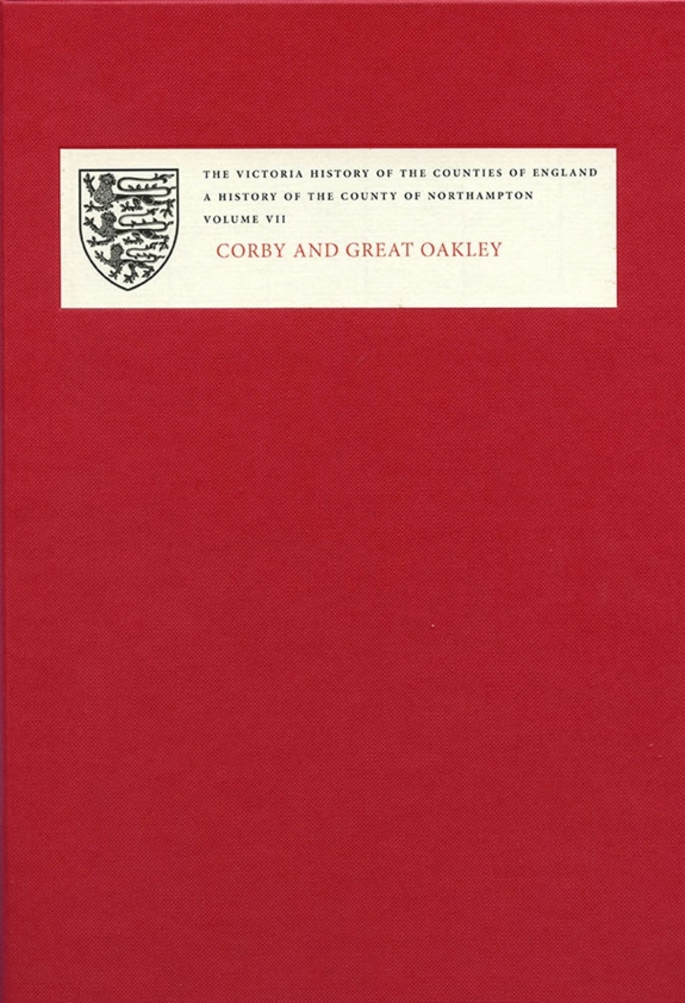 Cover image for A History of the County of Northampton ISBN 9781904356370