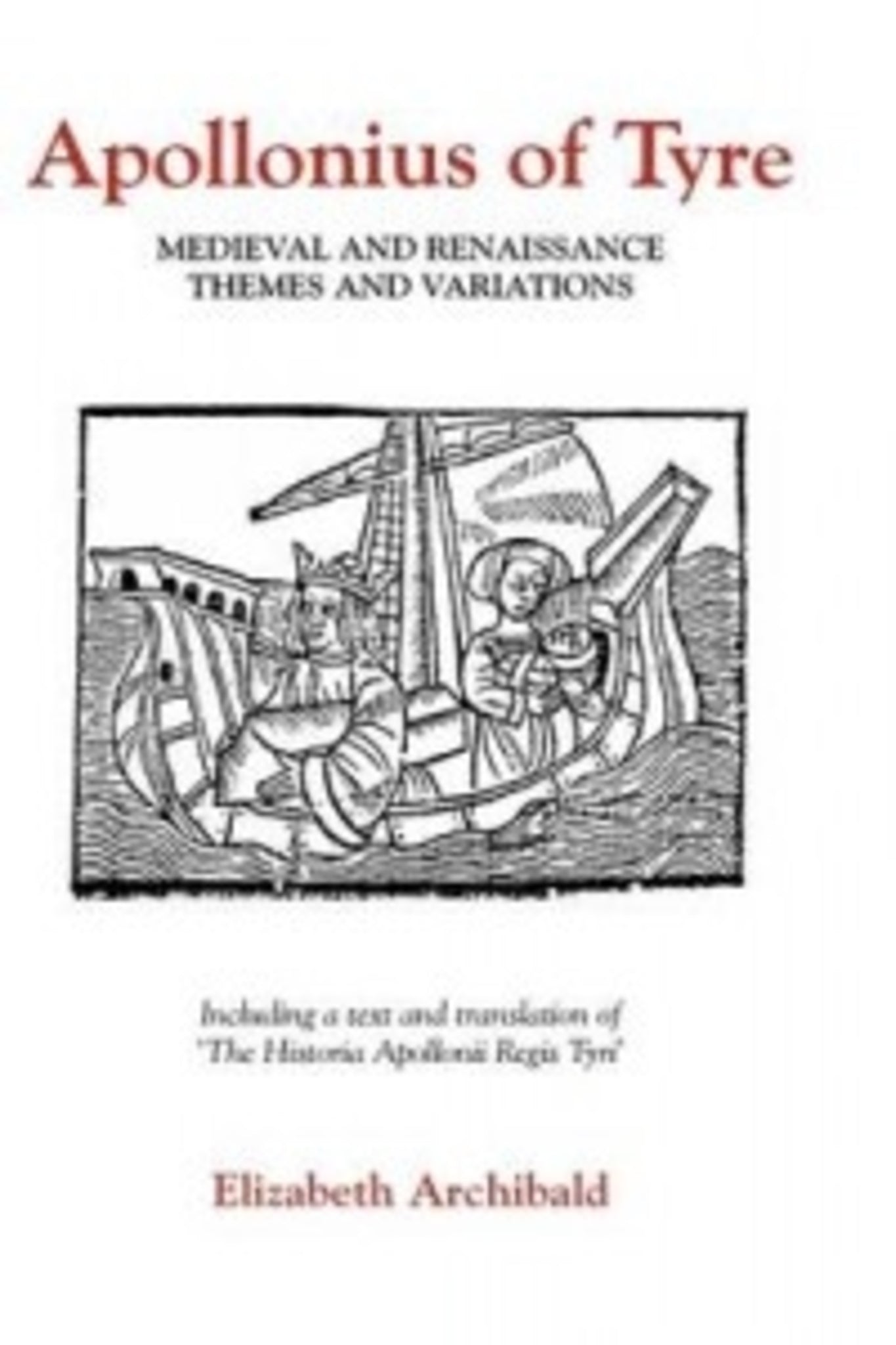Cover image for Apollonius of Tyre ISBN 9780859913164