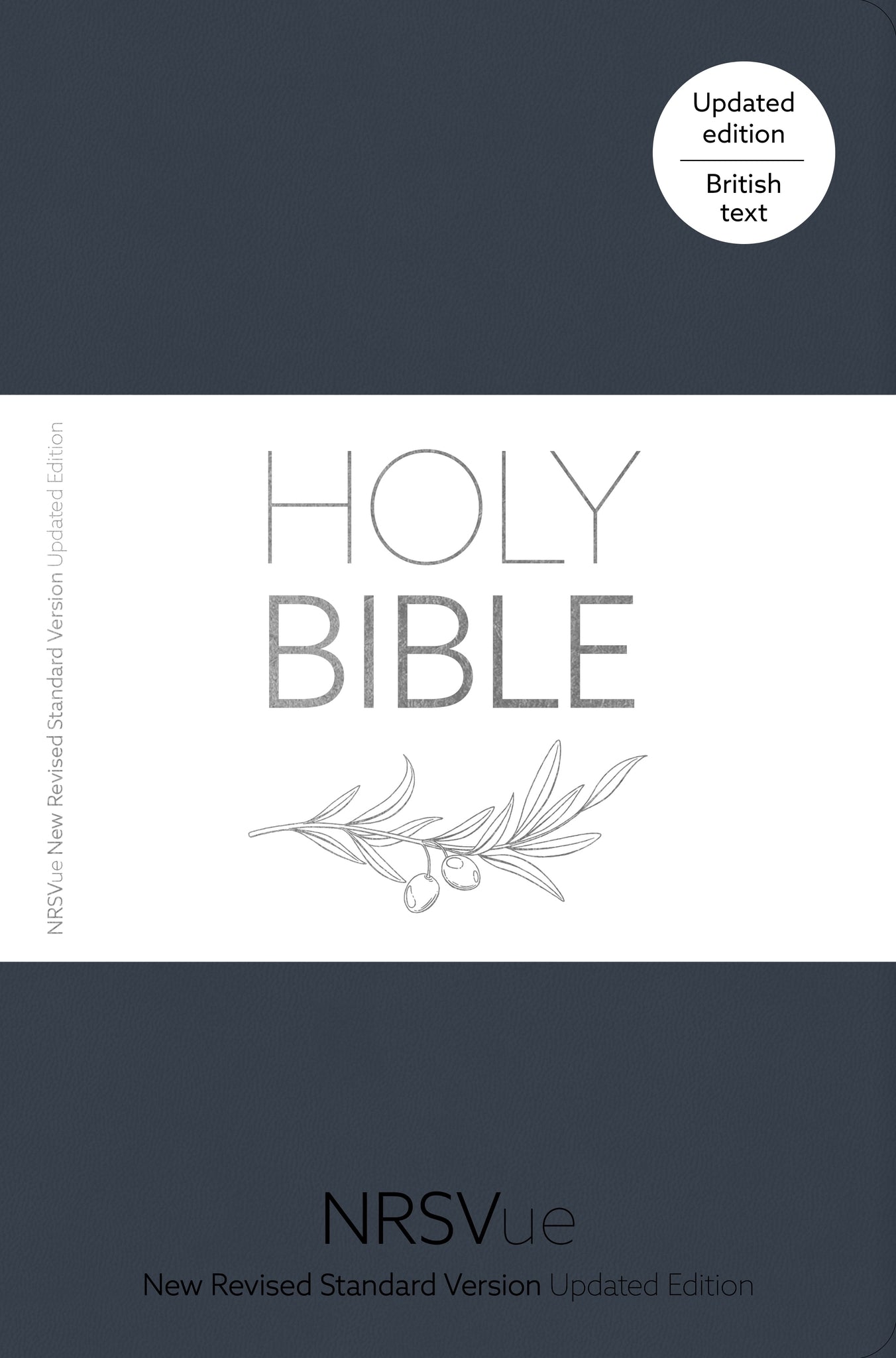 NRSVue Holy Bible, Navy Flexiback, Debossed Detail, Silver Ribbon Marker, British Text, NRSVue New Revised Standard Version Updated Edition, Flexiback, Personal size