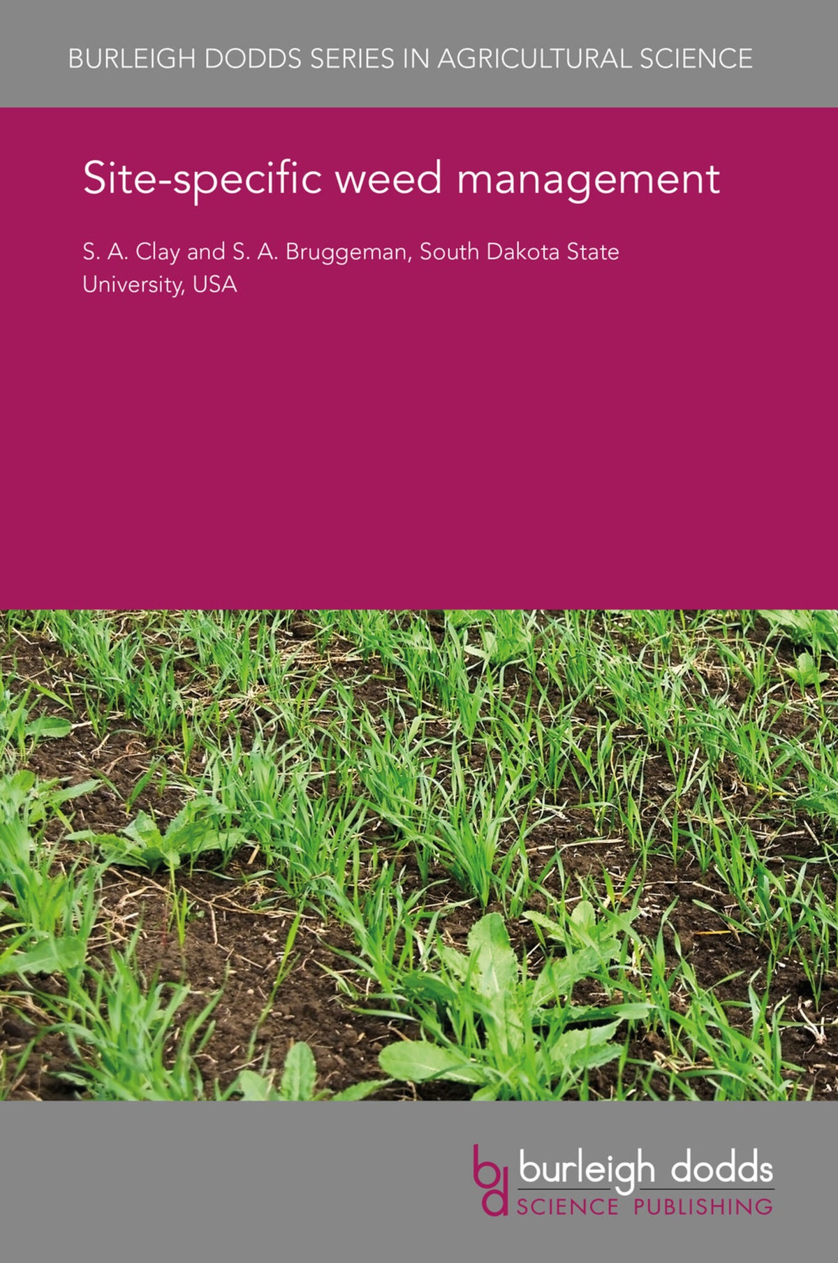 Cover image for Site-specific weed management ISBN 9781838794286