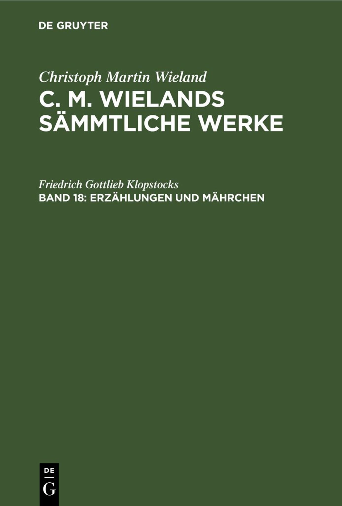 Erzählungen und Mährchen