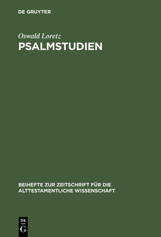 Psalmstudien