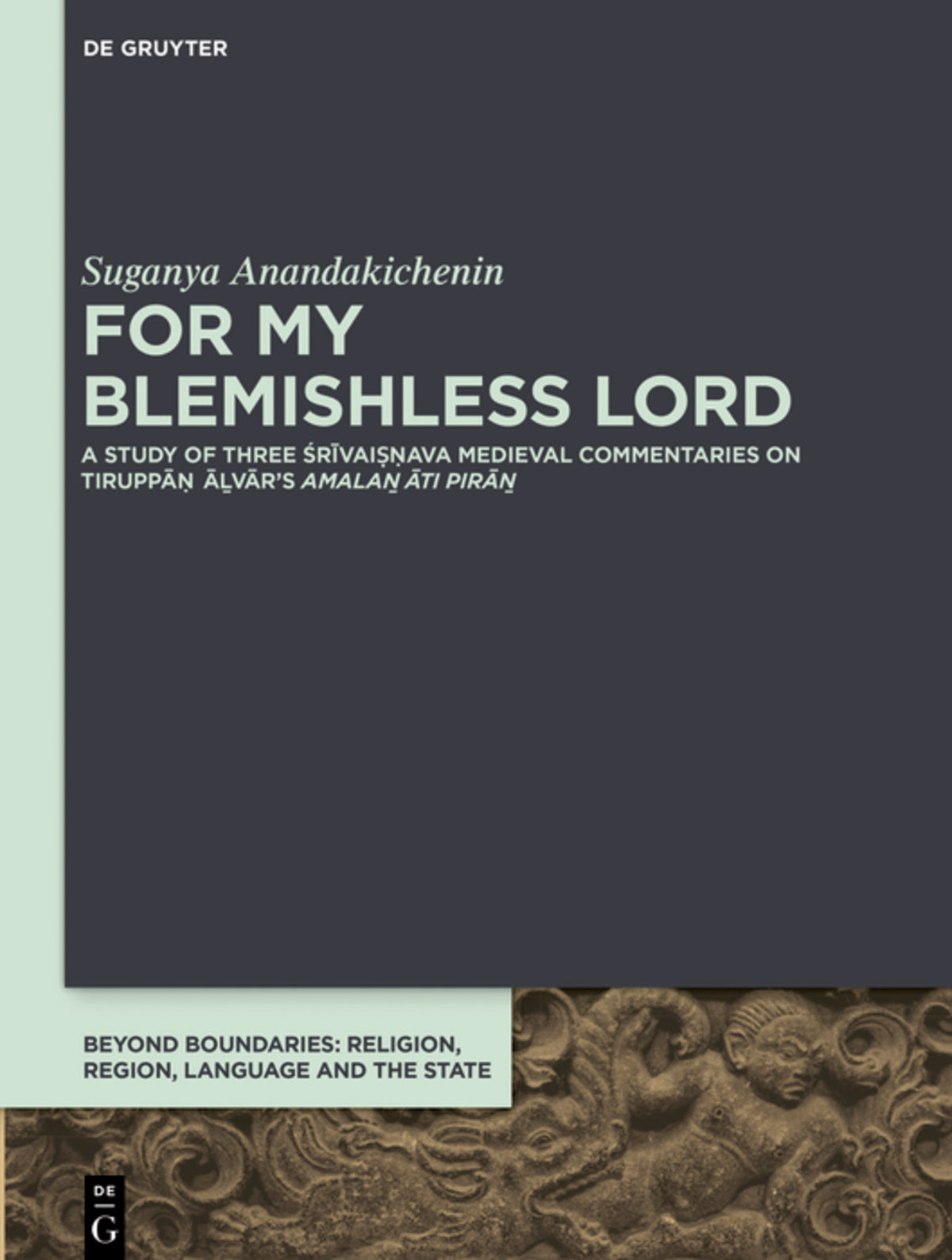 Cover image for For My Blemishless Lord ISBN 9783110773170