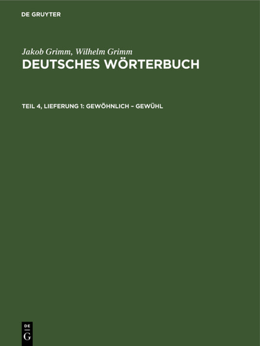 Gewöhnlich – Gewühl