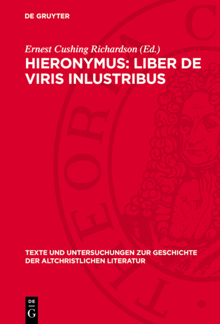 Cover image for Hieronymus: Liber de viris inlustribus ISBN 9783112789421