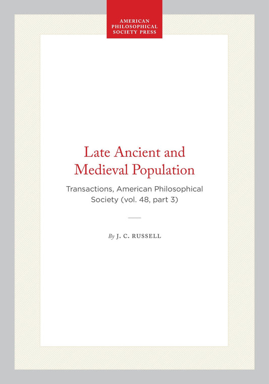 Late Ancient and Medieval Population