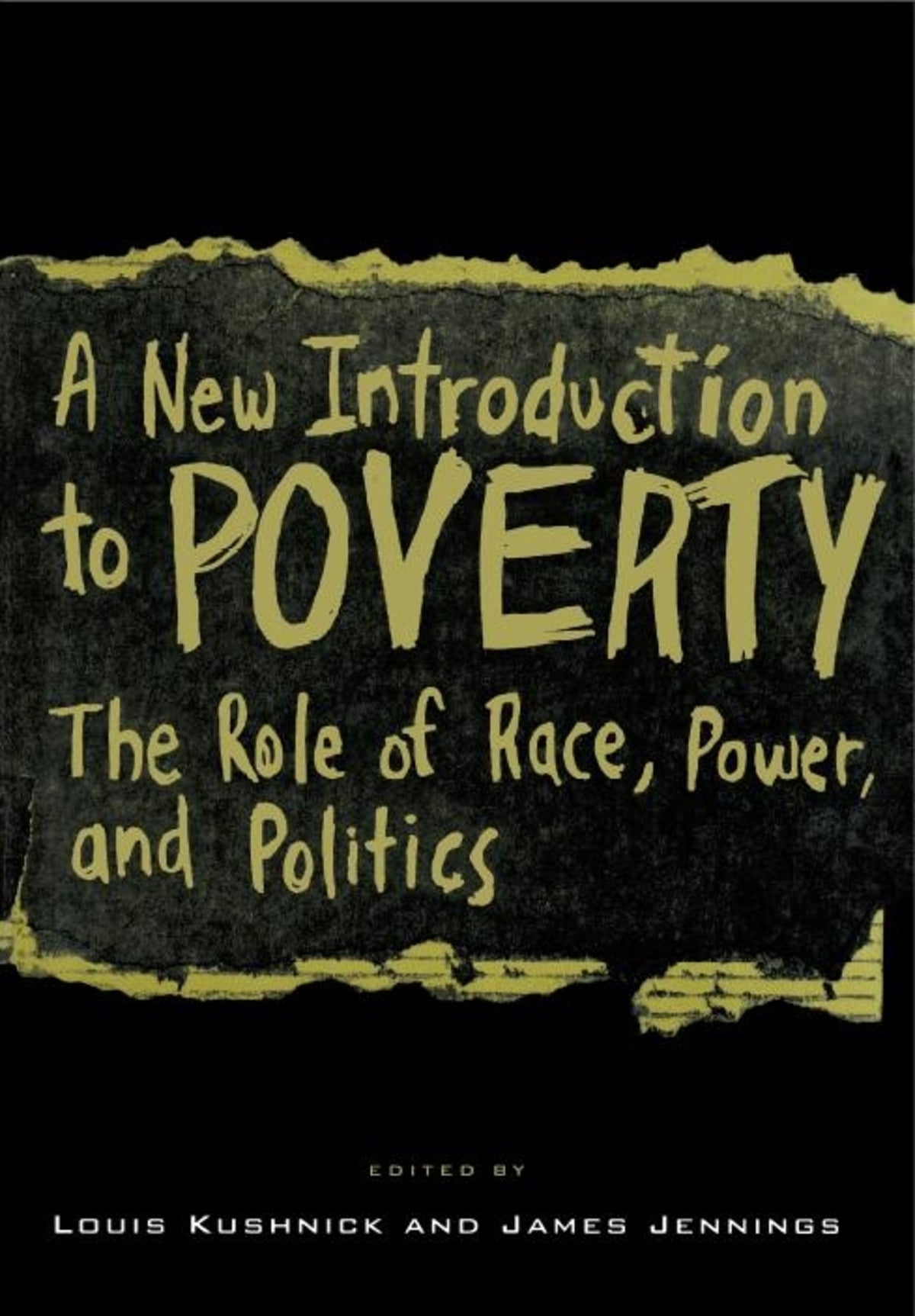 Cover image for A New Introduction to Poverty ISBN 9780814742396