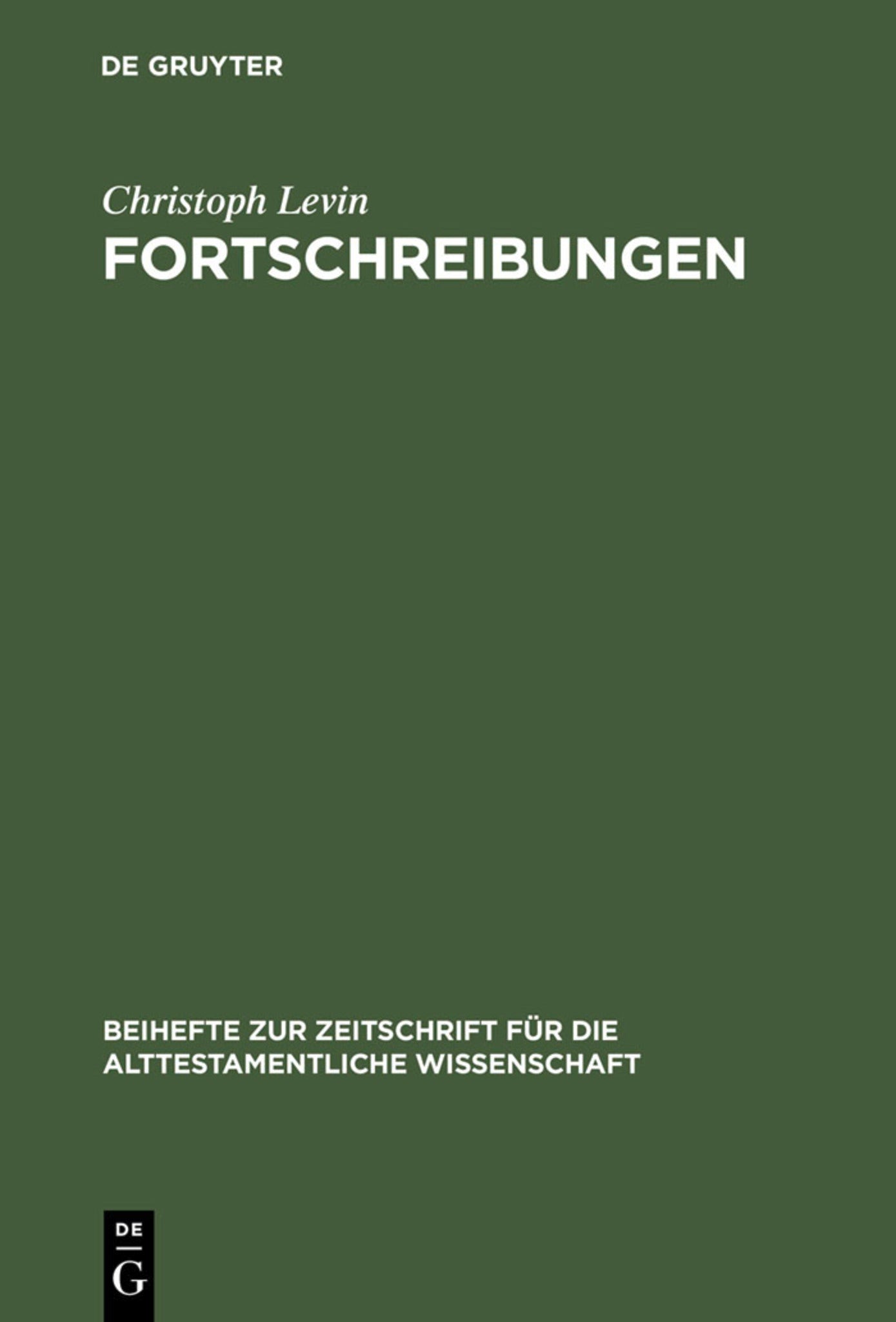 Fortschreibungen
