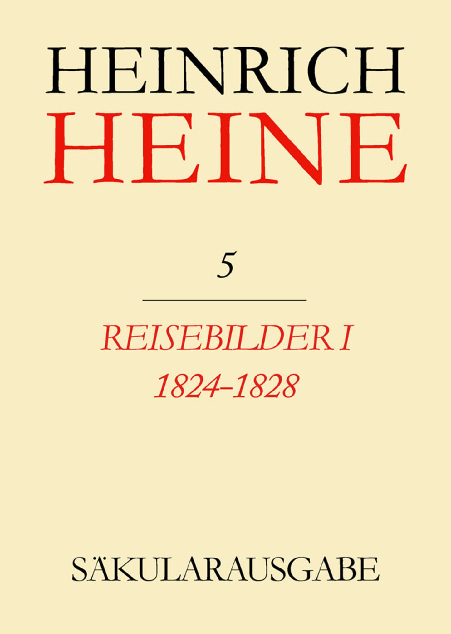 Reisebilder I 1824-1828