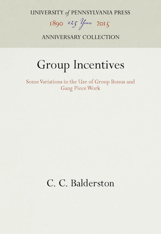 Group Incentives