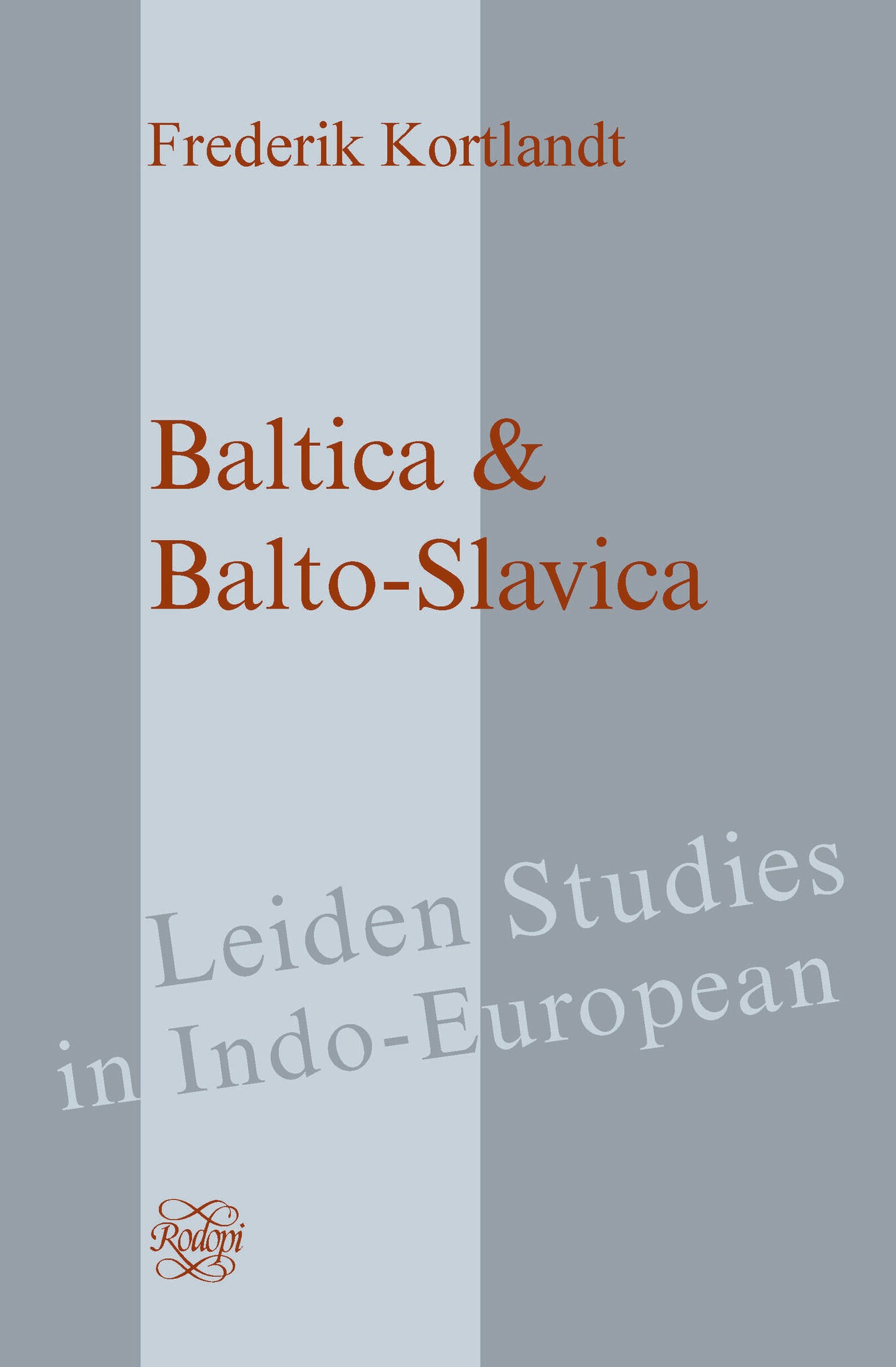 Cover image for Baltica & Balto-Slavica ISBN 9789042026520