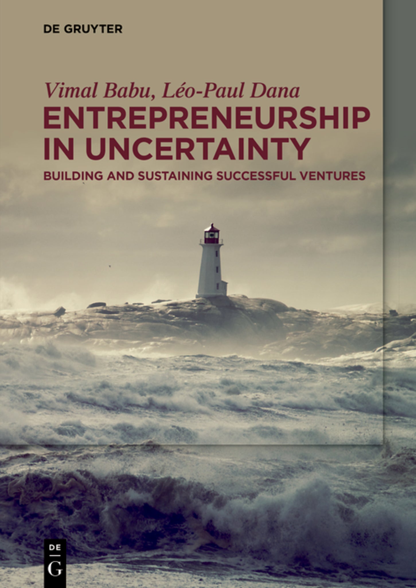 Cover image for Entrepreneurship in Uncertainty ISBN 9783111372969