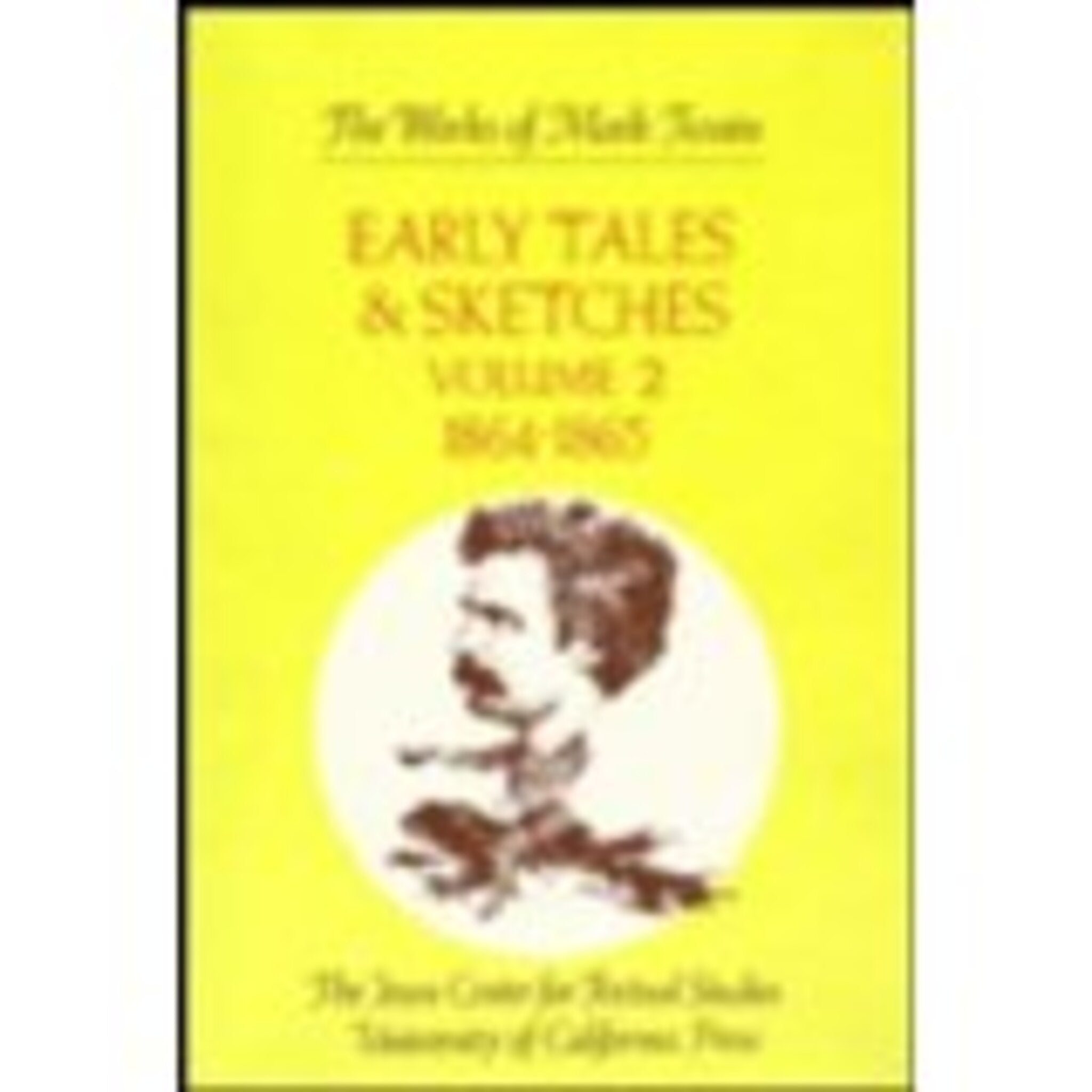 Cover image for Early Tales and Sketches, Volume 2 ISBN 9780520906778
