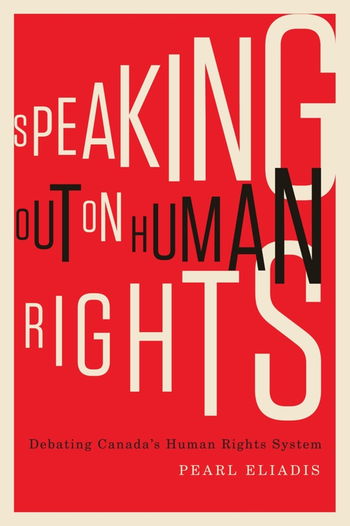 Cover image for Speaking Out on Human Rights ISBN 9780773543058