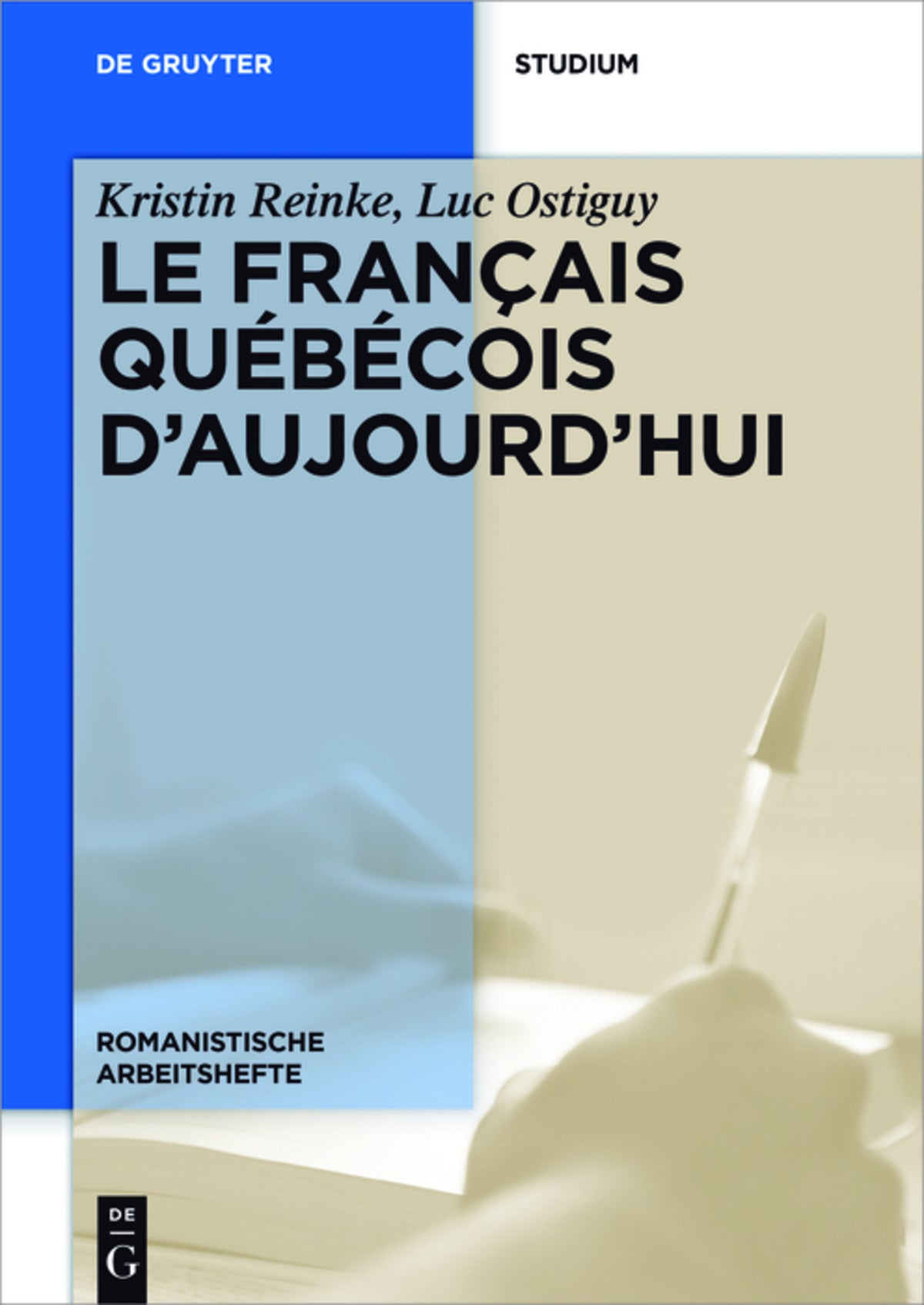 Cover image for Le français québécois d’aujourd’hui ISBN 9783110349290