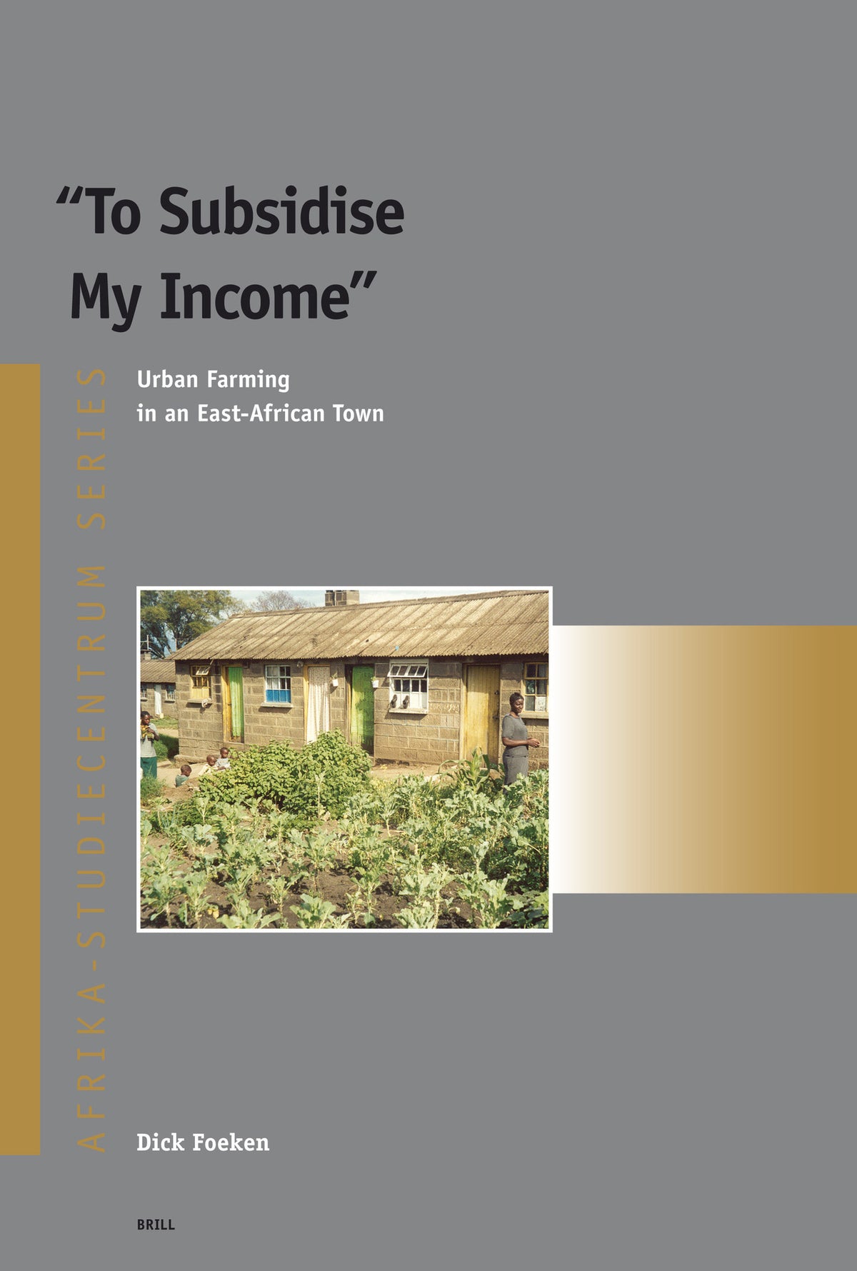 Cover image for To Subsidise My Income ISBN 9789004152021