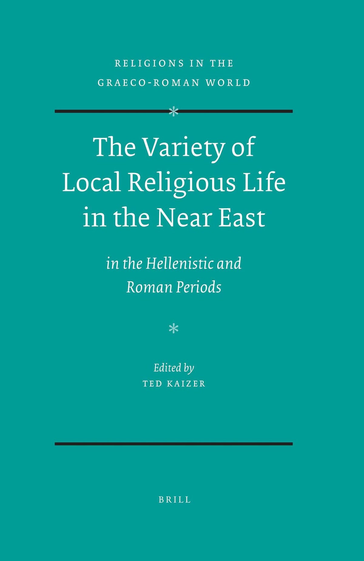 The Variety of Local Religious Life in the Near East