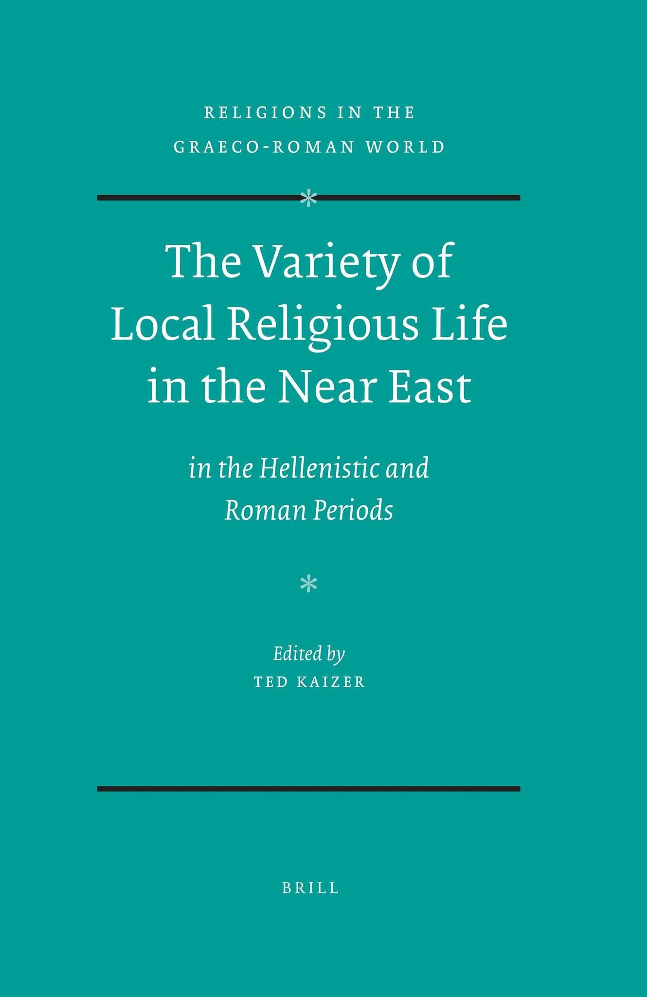 The Variety of Local Religious Life in the Near East
