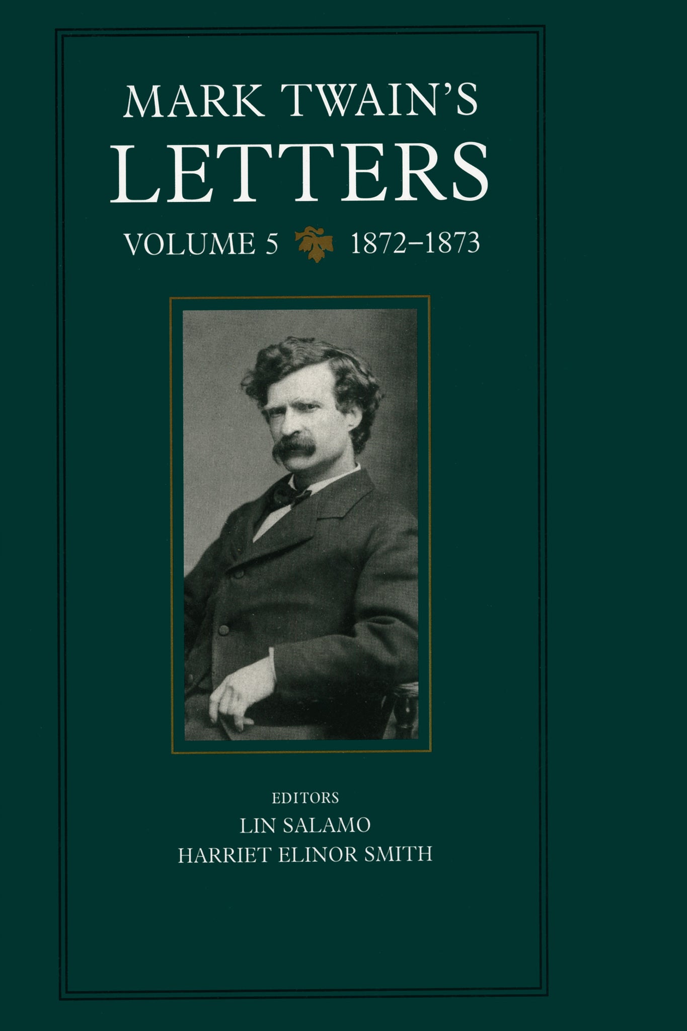 Cover image for Mark Twain's Letters, Volume 5 ISBN 9780520918849