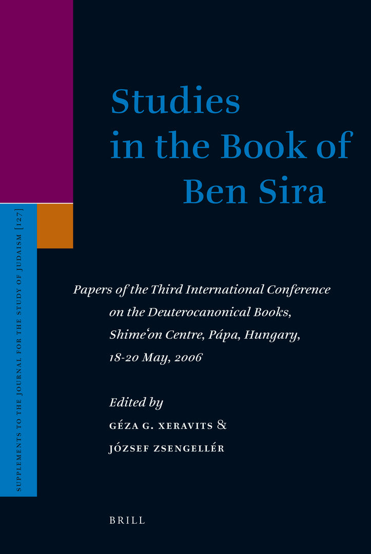 Studies in the Book of Ben Sira