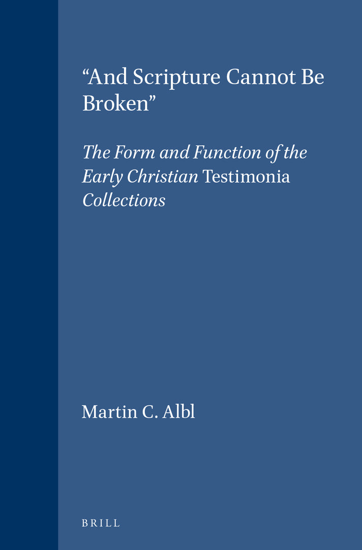 "And Scripture Cannot Be Broken"