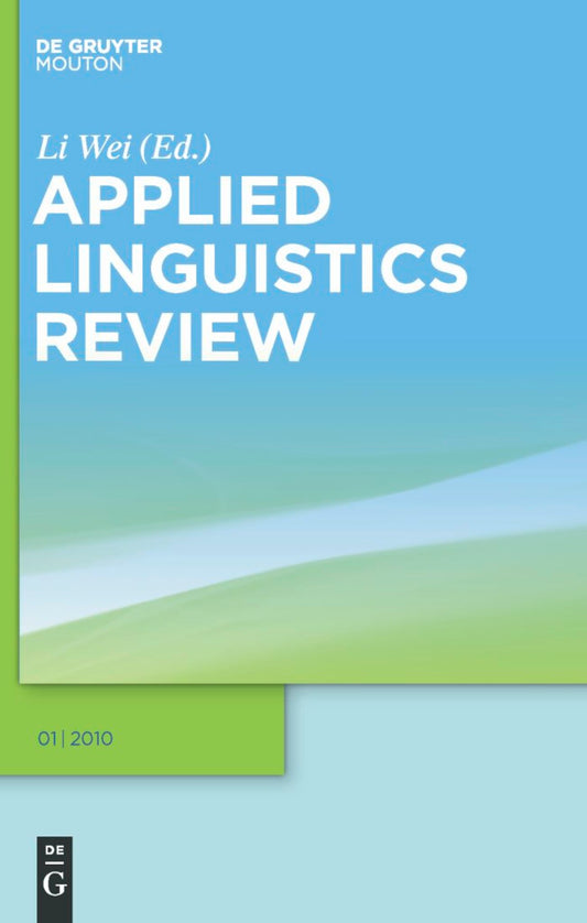 Applied Linguistics Review. 2010 1