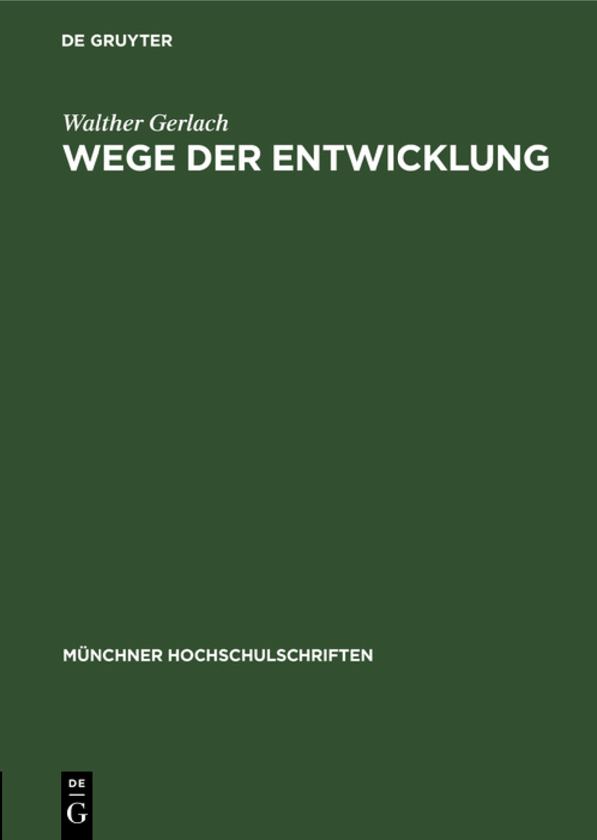 Wege der Entwicklung