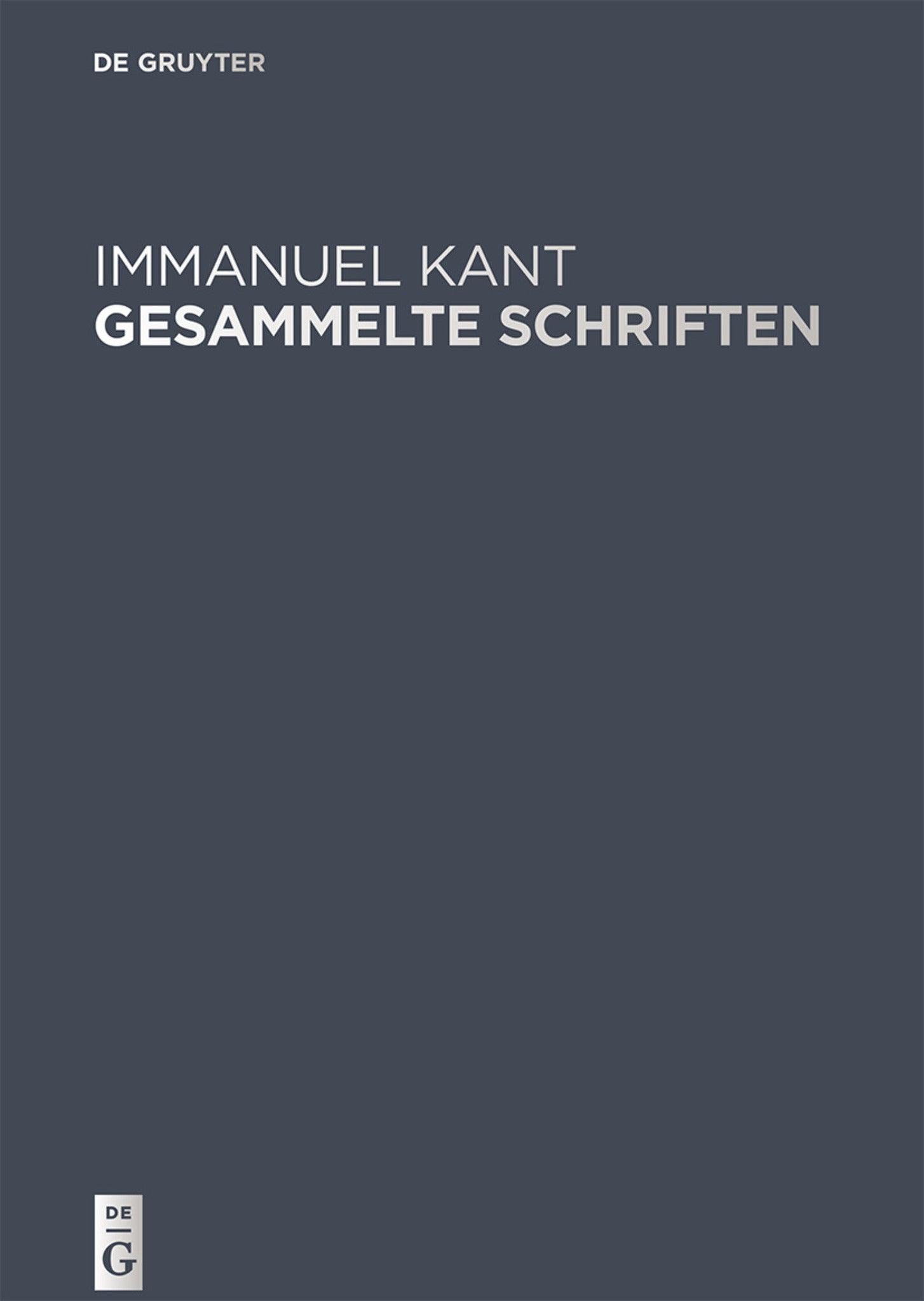 Cover image for Critik der practischen Vernunft | Critik der Urtheilskraft ISBN 9783110617597