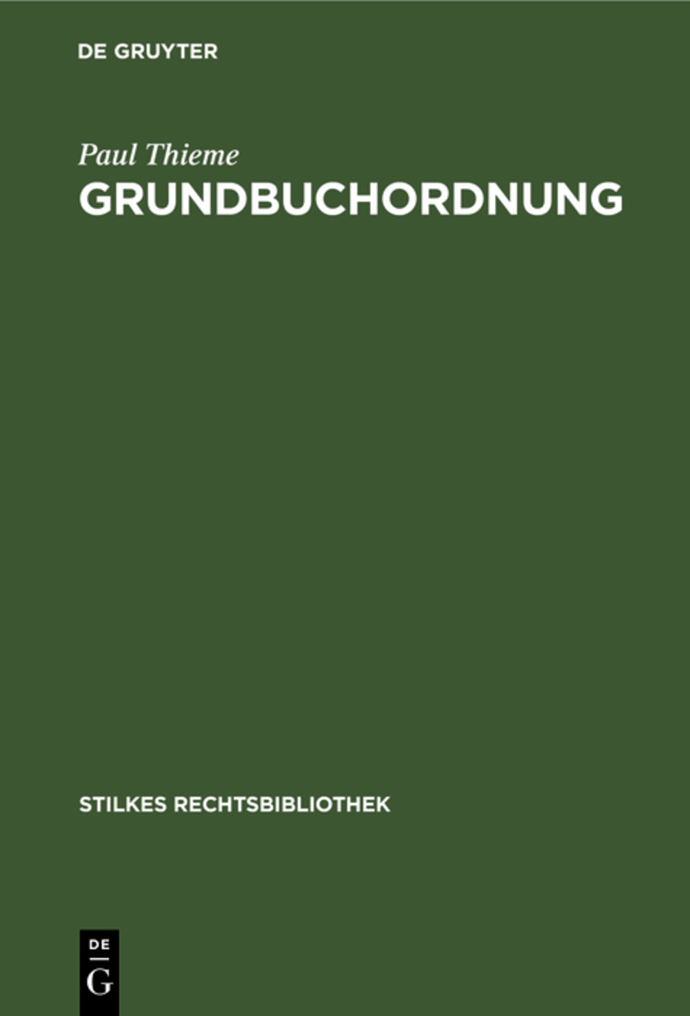 Grundbuchordnung
