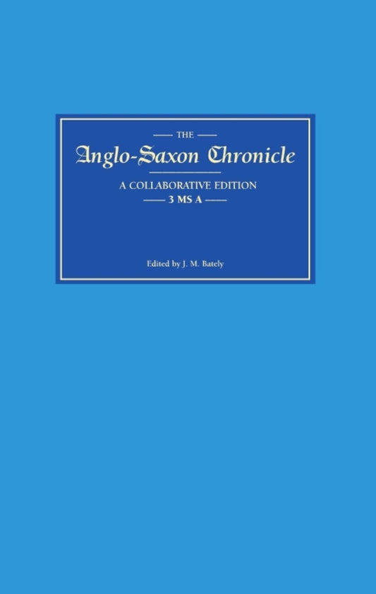 Anglo-Saxon Chronicle  3 MS A