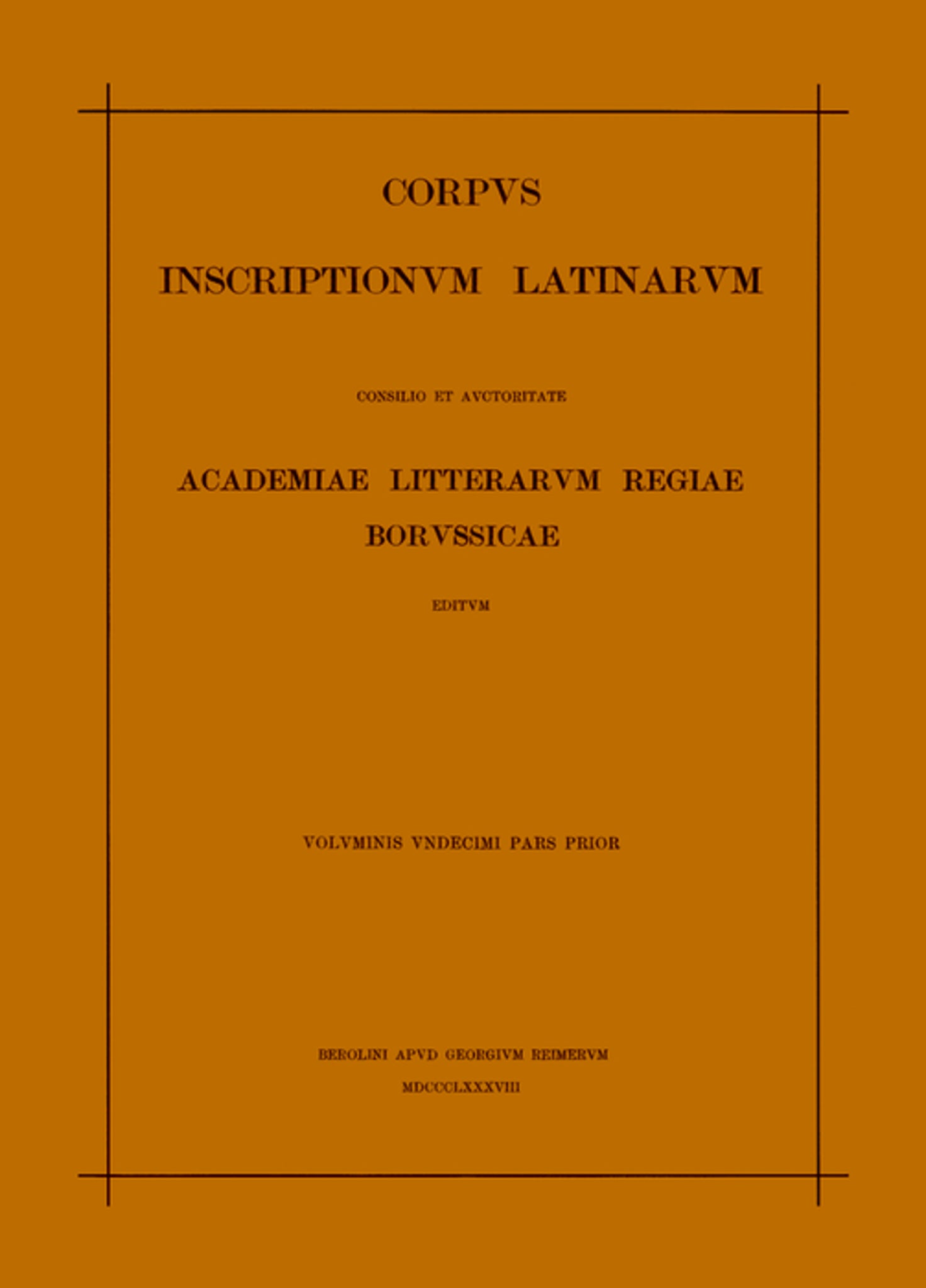Inscriptiones Aemiliae et Etruriae