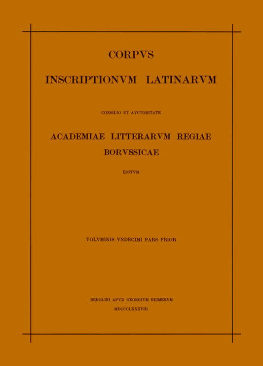 Inscriptiones Aemiliae et Etruriae