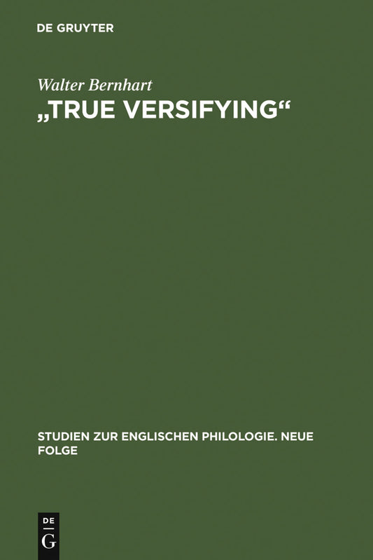 "True Versifying"