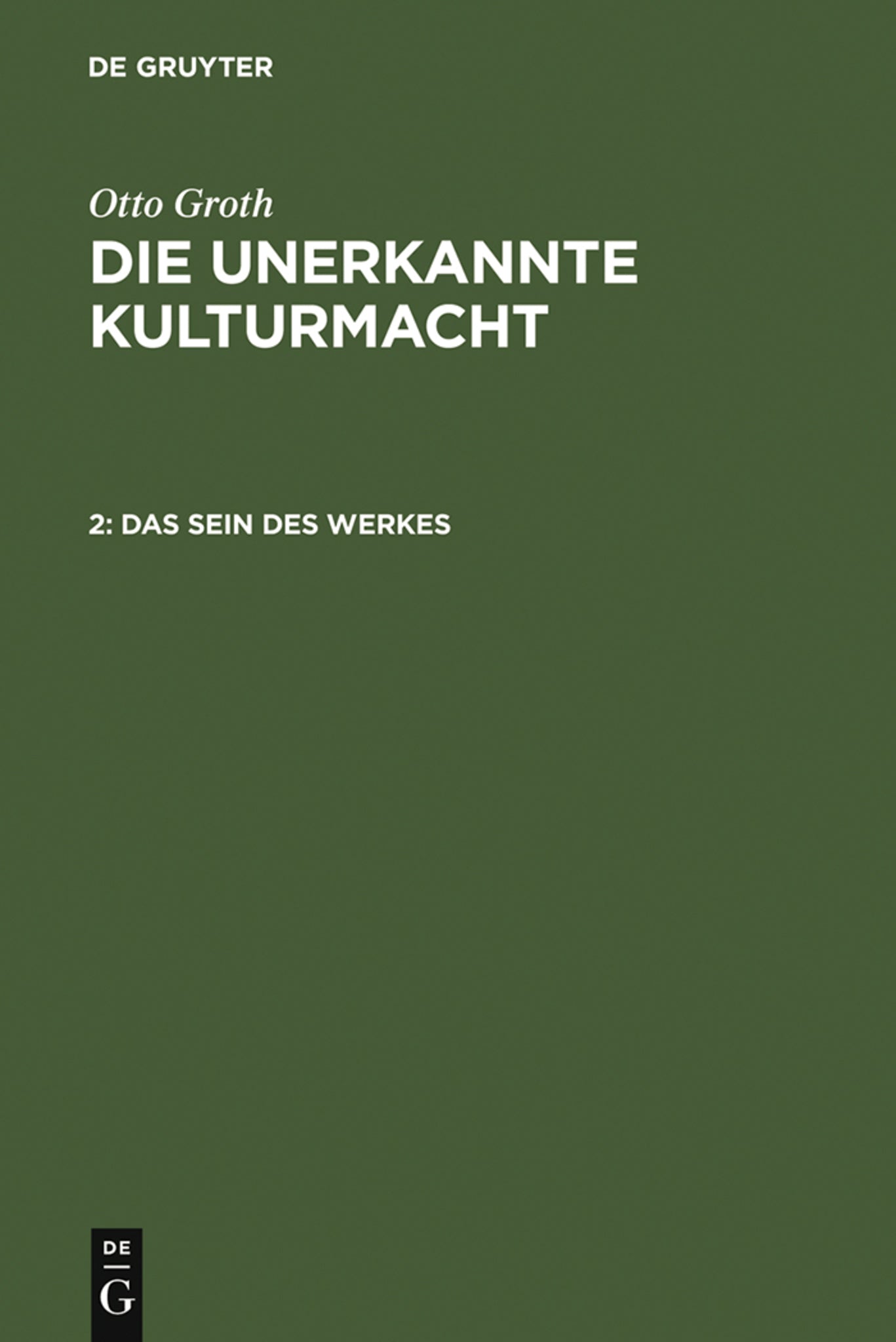Das Sein des Werkes